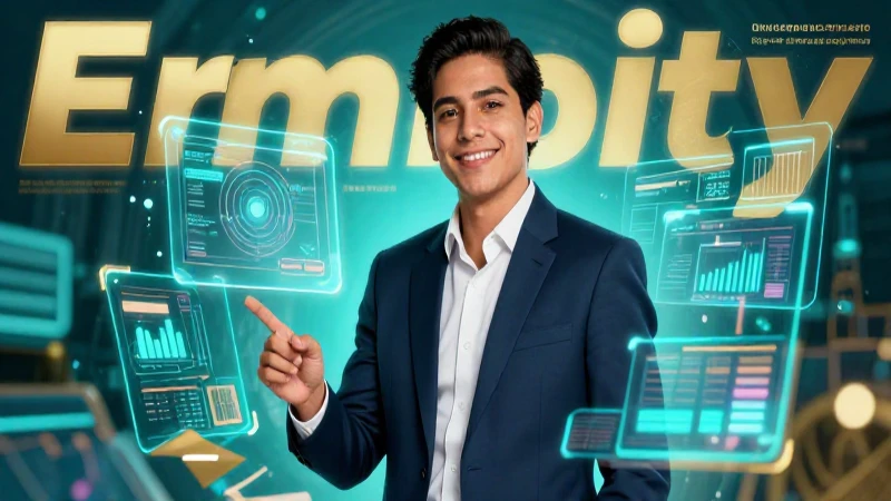 Potencia el aprendizaje emprendedor con herramientas tecnológicas 4 Joven emprendedor mexicano, estética tecnológica premium