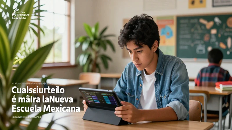 Estudiante mexicano evalúa educación con estilo cinematográfico