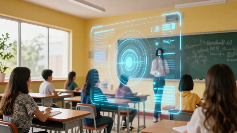 Mejores herramientas para seguimiento aprendizaje en nueva escuela mexicana 4 Aula moderna mexicana con visualización holográfica