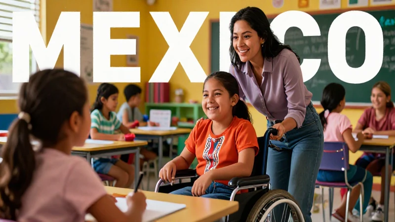 Educación inclusiva vibrante en México