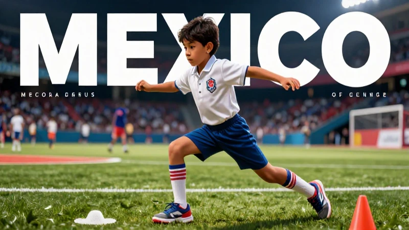 Logros de la nueva escuela mexicana: educación física y motor 3 Niño mexicano activo practica ejercicios al aire libre