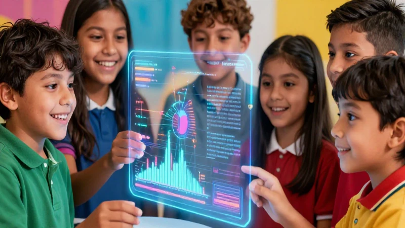 Conoce las políticas y programas educativos en evaluación en México 4 Niños mexicanos estudian con tecnología holográfica