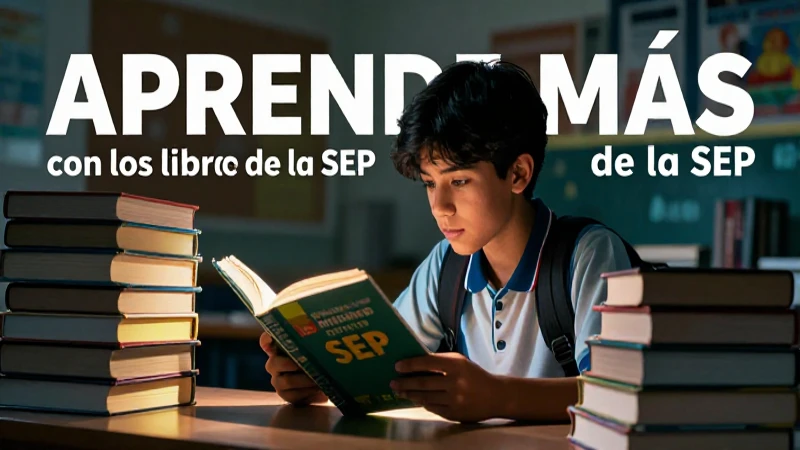 Aprende más con los libros de la SEP