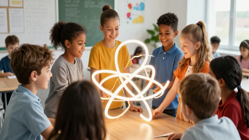 Alegría y crecimiento en el aula moderna