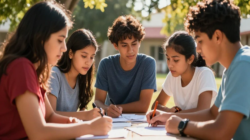 Estudiantes mexicanos colaboran en un proyecto con luz dorada