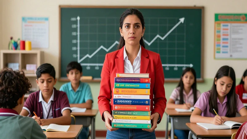 Críticas y desafíos de la Nueva Escuela Mexicana: Conoce más aquí 3 Maestra determinada en vibrante aula mexicana