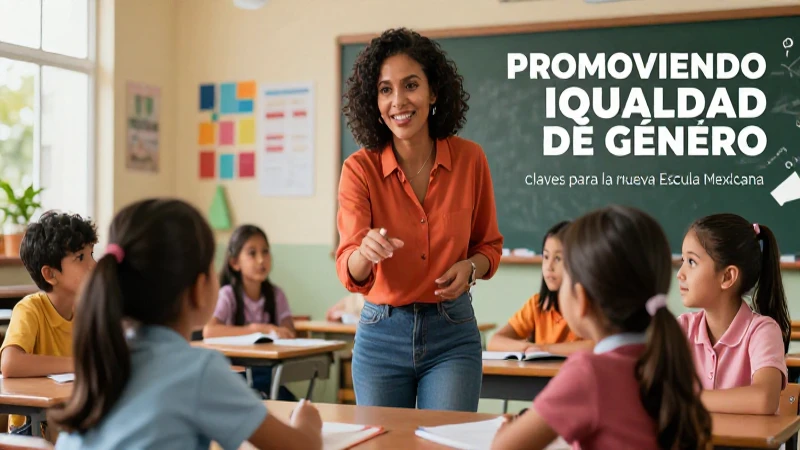 Promoviendo igualdad de género: claves para la Nueva Escuela Mexicana 3 Igualdad de género en la Nueva Escuela Mexicana