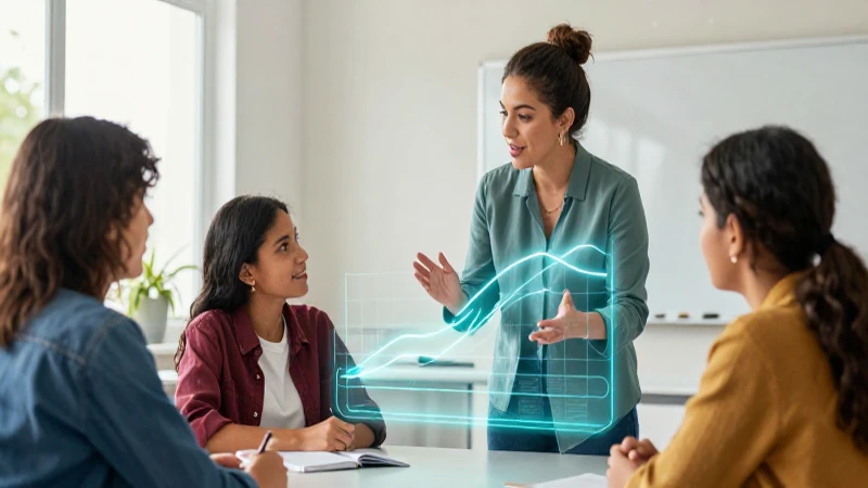 Las Conoce estrategias de tutoría y acompañamiento estudiantil 4 Colaboración educativa vibrante en aula moderna