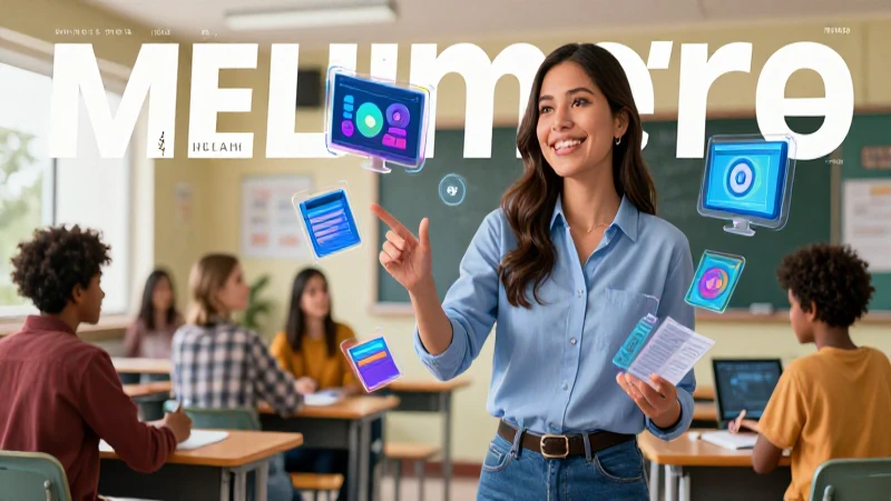 Profesora mexicana con aprendizaje digital moderno