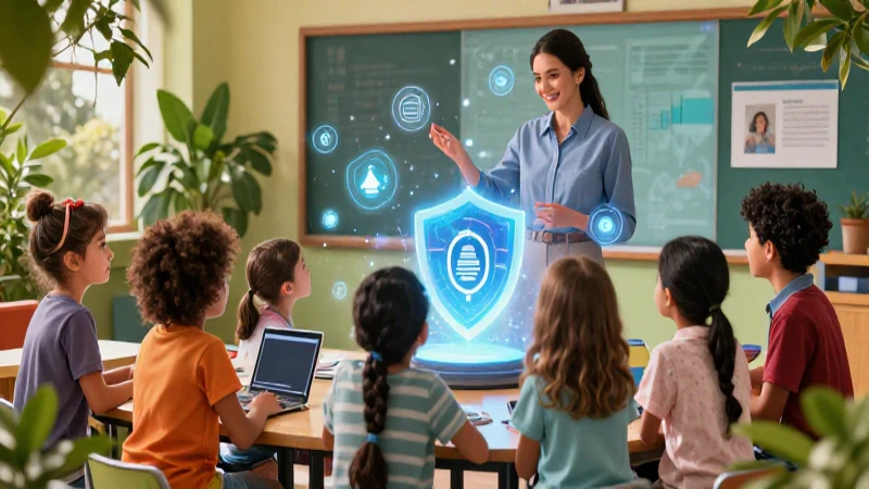 Educadores enseñan seguridad digital a niños