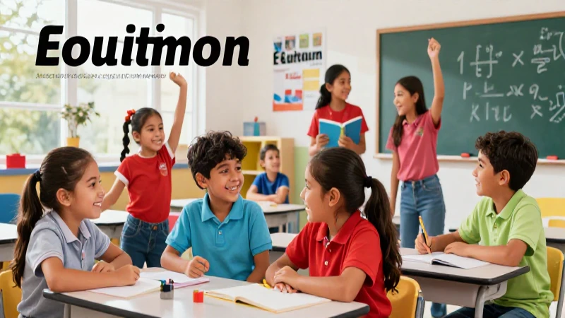 Niños mexicanos alegres, vibrante ilustración educativa