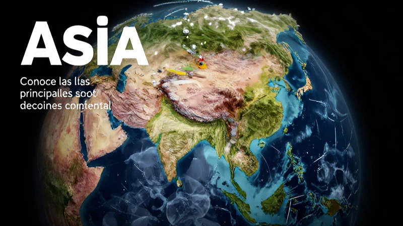 Asia: regiones continentales y su relevancia