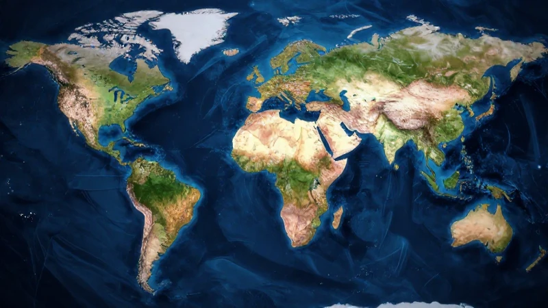 Oceanía presenta un mapa vibrante de las regiones continentales
