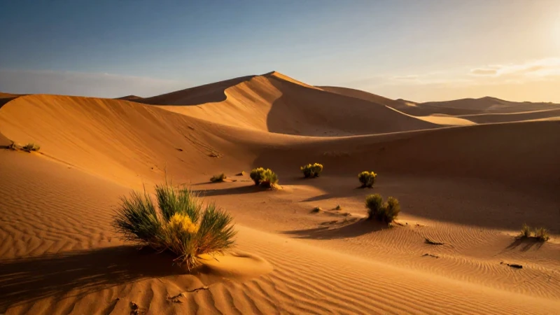 Explora las Conoces regiones naturales: todo lo que necesitas 5 Desierto místico dramático con atardecer vibrante