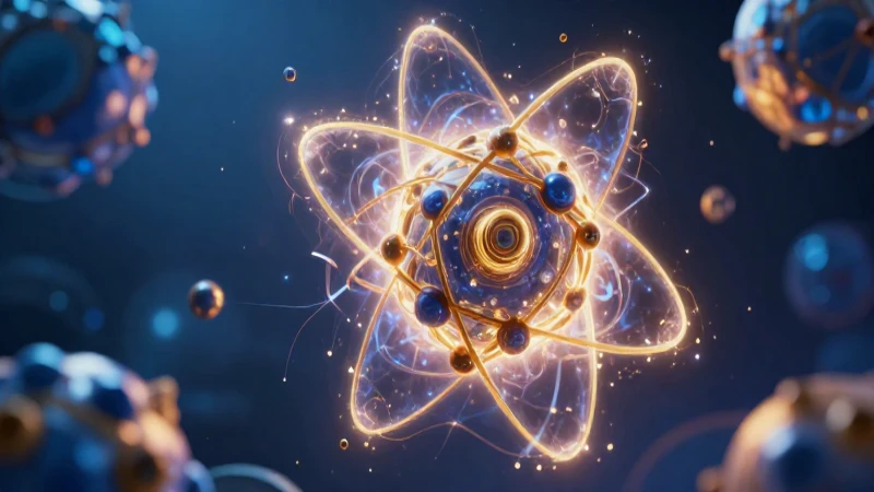 Conoce las unidades de masa: todo lo que necesitas saber 3 Estructura atómica vibrante ilustrando ciencia avanzada