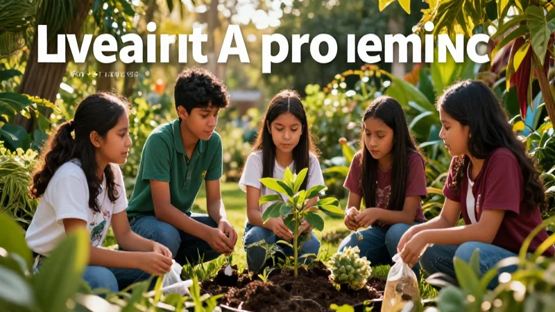 Estudiantes mexicanos aprenden de forma ambiental