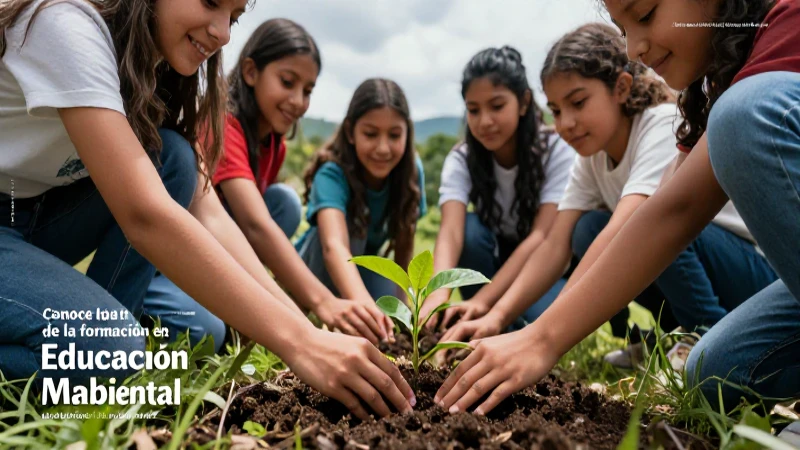 Estudiantes plantan semillas en México