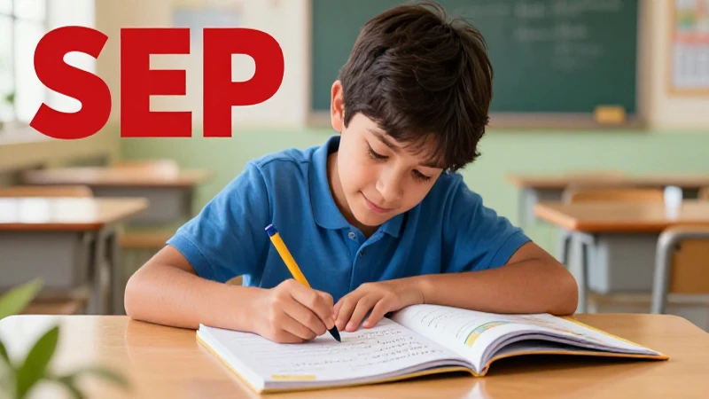 Estudiante concentrado resolviendo problemas escolares