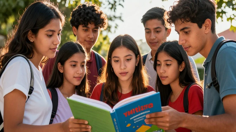 Beneficios de una educación inclusiva y culturalmente diversa 5 Estudiantes mexicanos colaboran en vibrante aprendizaje