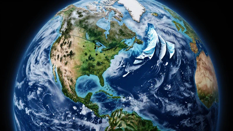 Tierra: contraste térmico global entre selva y hielo