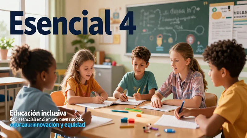 Educación inclusiva moderna promueve innovación y equidad