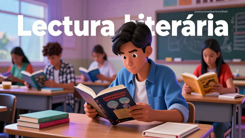 Estudiante lee libros, mejora comprensión