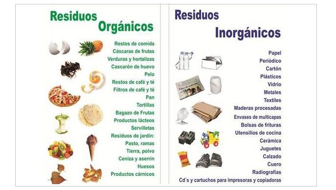 cuales son los 50 ejemplos de basura organica que existen 2