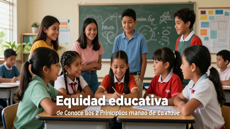 Conoce los 8 principios clave de la NEM para el éxito educativo 3 Equidad educativa, principio fundamental de la NEM