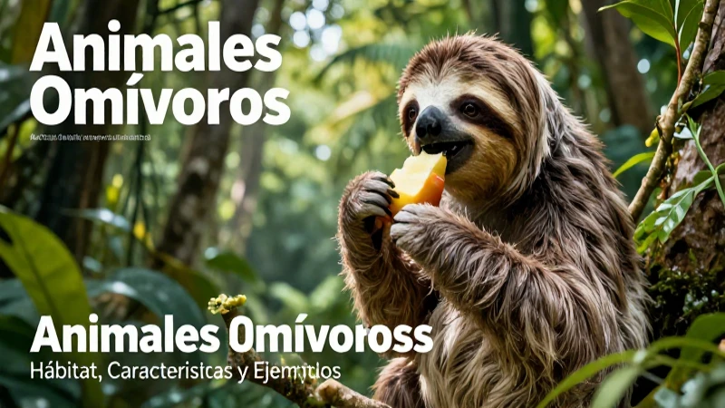 Animales Omnívoros: Hábitat, Características y Ejemplos 6 Omnívoros: Impacto, hábitat, características y ejemplos
