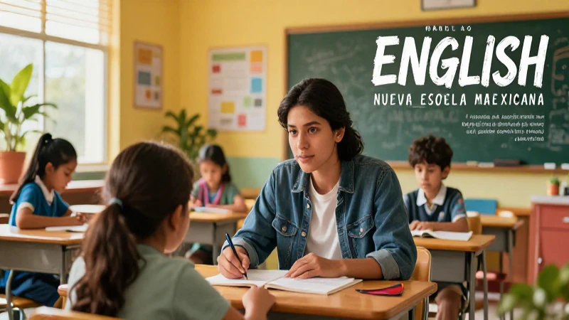 Clase moderna de inglés para adultos