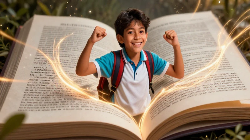 Estudiante mexicano vibrante con luz dramática