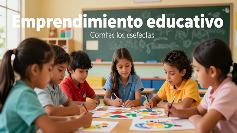 Implementación de emprendimiento educativo escolar