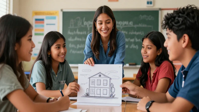 Estudiantes mexicanos en taller de emprendimiento educativo
