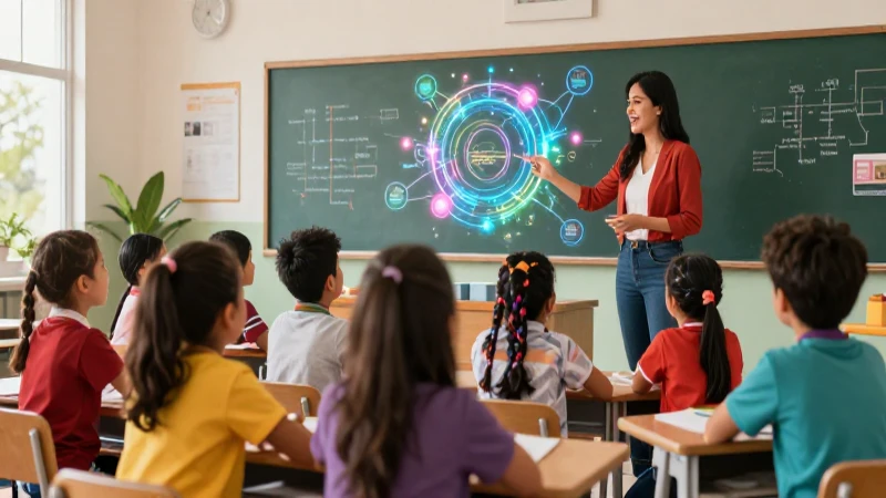 Estudiantes mexicanos aprenden con tecnología moderna