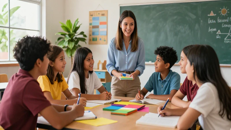 Revoluciona la educación con metodologías inclusivas: descubre todos sus beneficios 4 Aula mexicana colorida y colaborativa