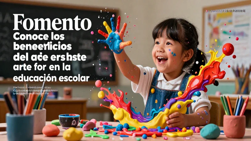 Conoce los beneficios del arte en la educación escolar 3 Arte y creatividad impulsan la educación escolar
