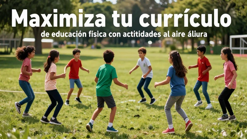 Maximiza tu currículo de educación física con actividades al aire libre 4 Actividades al aire libre mejoran el currículo de educación física