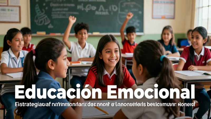 Aula emotiva promueve aprendizaje feliz