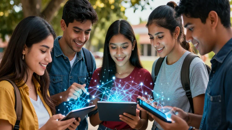 Beneficios de la educación en línea en la Nueva Escuela Mexicana 6 Mexicanos aprendiendo con holografía digital