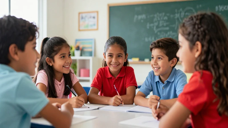 Conoce los beneficios de la educación inclusiva para todos 3 Niños mexicanos felices aprendiendo en aula