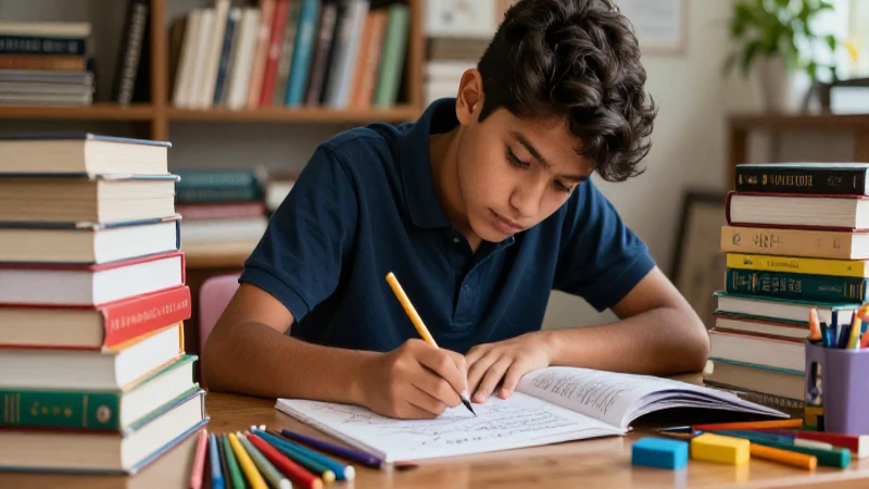 Estudiante mexicano ilustra una escena literaria