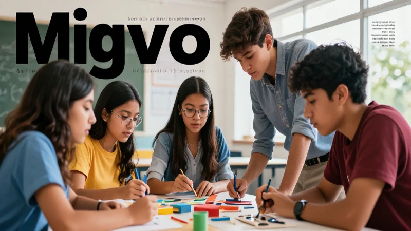 Estudiantes mexicanos colaborando en proyectos educativos