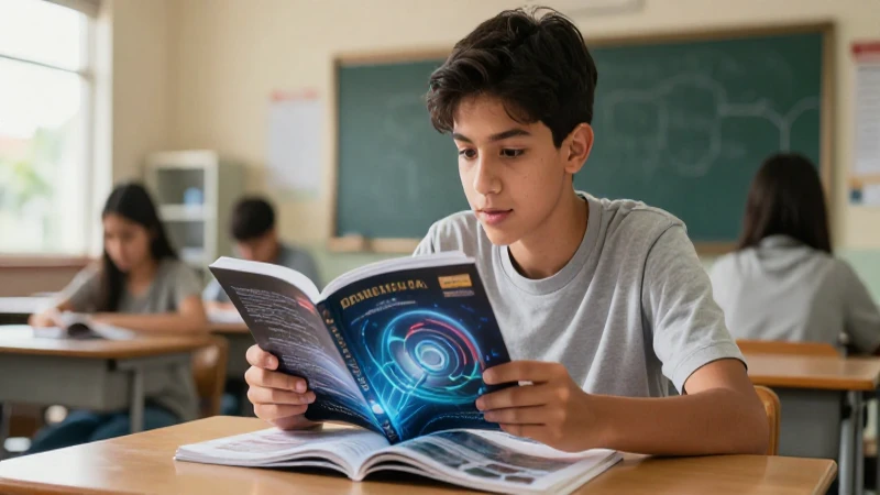 Estudiante mexicano estudia tecnología avanzada