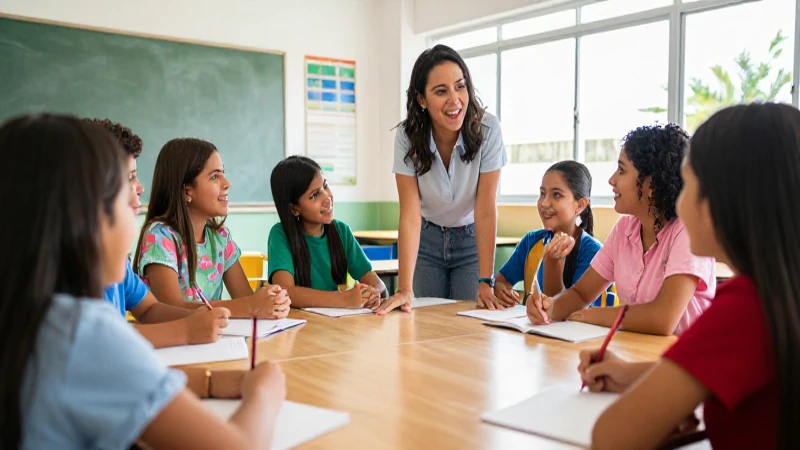 Transforma vidas con la Nueva Escuela Mexicana: Conoce sus beneficios para estudiantes y sociedad 3 Estudiantes mexicanos felices y vibrantes en clase