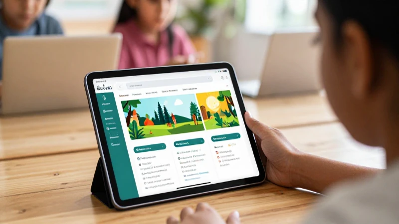 Conoce los cambios clave en el plan de estudios de la escuela mexicana 4 Moderno aula mexicano con tablet de progreso