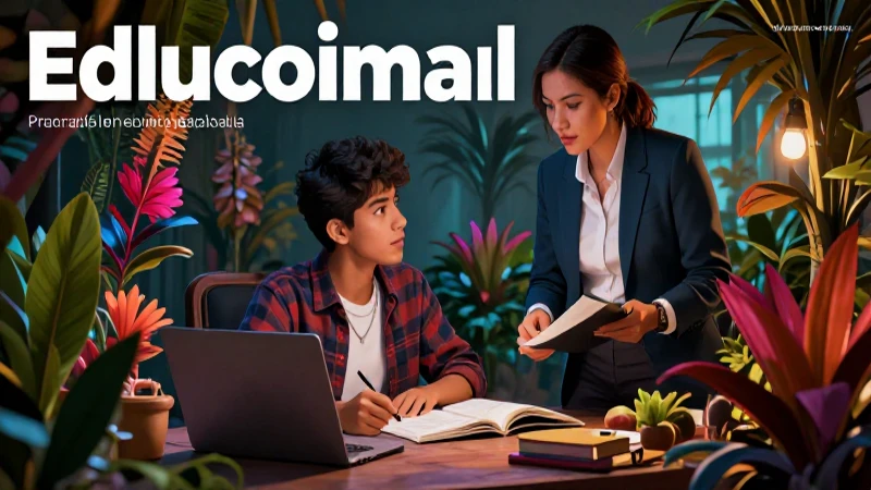 Estudiante y educador mexicanos en entorno dinámico