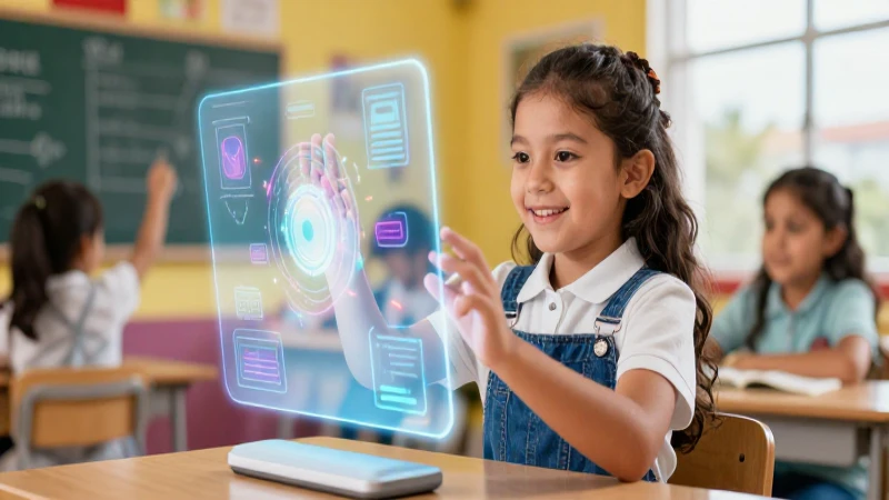 Estudiante mexicano aprende con hologramas vibrantes