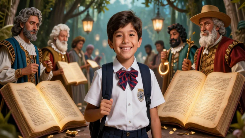 los mejores clásicos literarios recomendados por la SEP para jóvenes 3 Estudiante feliz con cultura mexicana vibrante