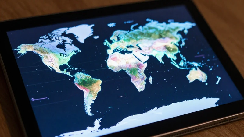 Mapa holográfico educativo vibrante y detallado