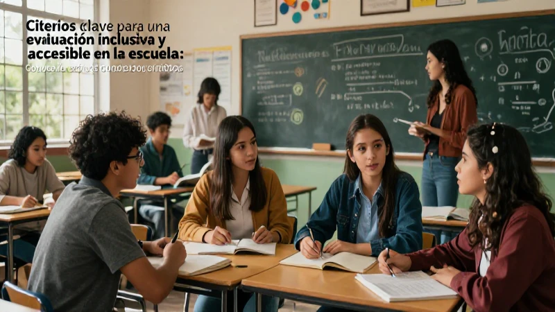 Educación inclusiva: aprendizaje dinámico y diverso